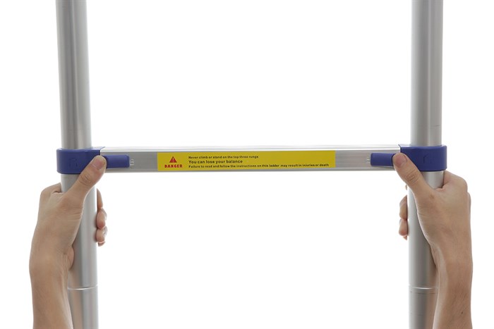 Thang nhôm rút đơn 13 bậc Advindeq ADT212B Màu Xám