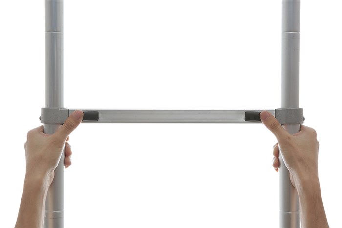 Thang nhôm rút đơn 13 bậc Advindeq ADT212F Màu Xám