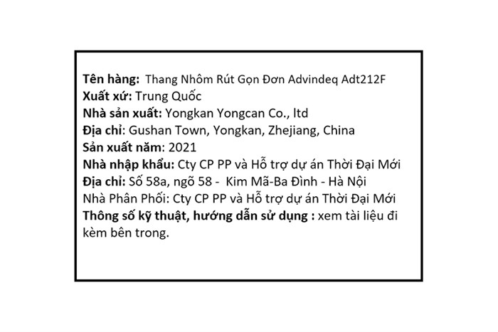 Thang nhôm rút đơn 13 bậc Advindeq ADT212F Màu Xám