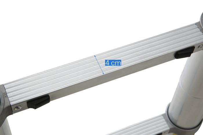 Thang nhôm rút đơn 13 bậc Advindeq ADT212F Màu Xám