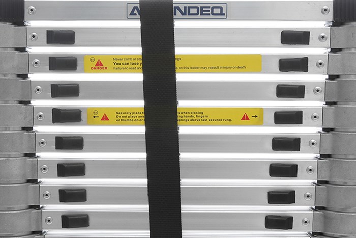 Thang nhôm rút đơn 13 bậc Advindeq ADT212F Màu Xám