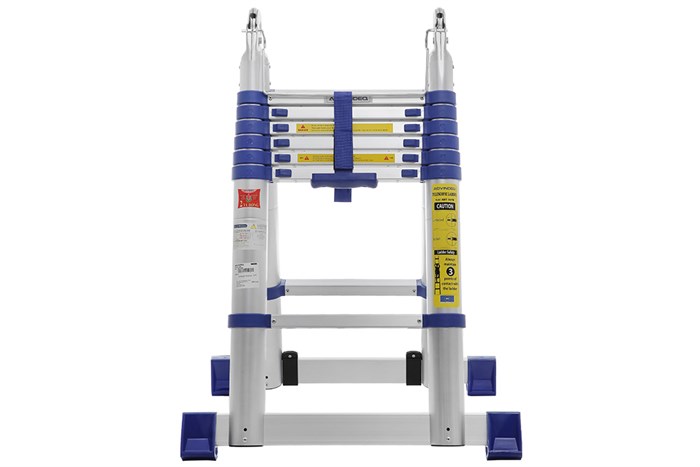 Thang nhôm rút đôi 7 x 2 bậc Advindeq ADT707B Màu Xám