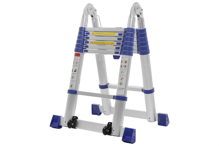 Thang nhôm rút đôi 7 x 2 bậc Advindeq ADT707B Màu Xám