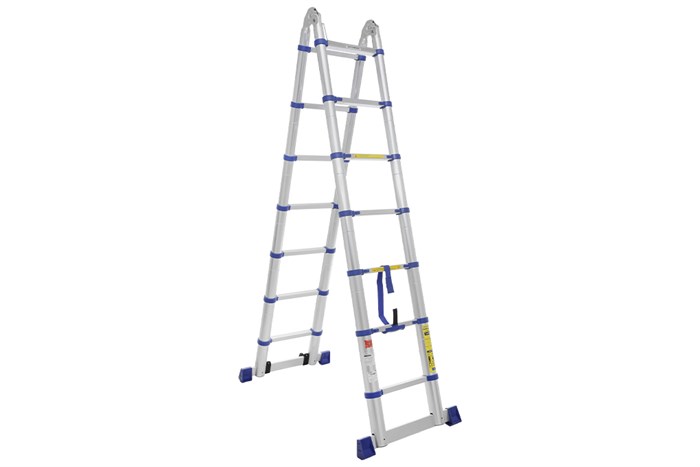 Thang nhôm rút đôi 7 x 2 bậc Advindeq ADT707B Màu Xám