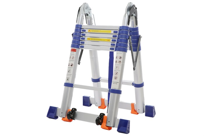 Thang nhôm rút đôi 8 x 2 bậc Advindeq ADT707BN Màu Xám