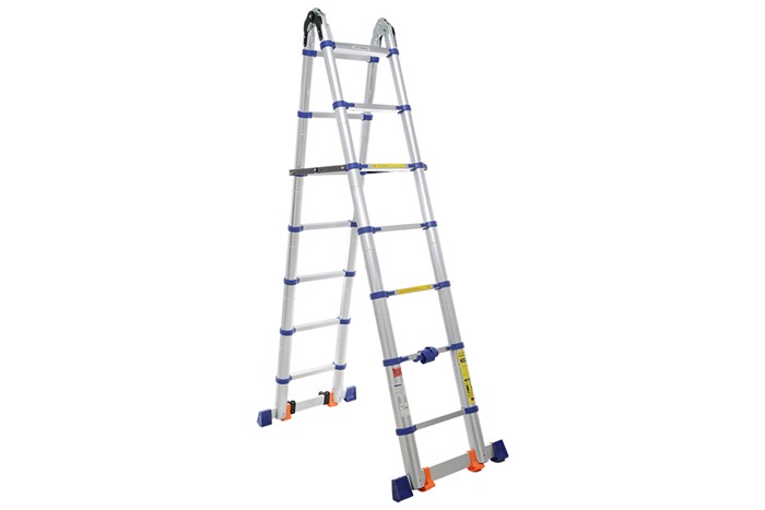 Thang nhôm rút đôi 8 x 2 bậc Advindeq ADT707BN Màu Xám