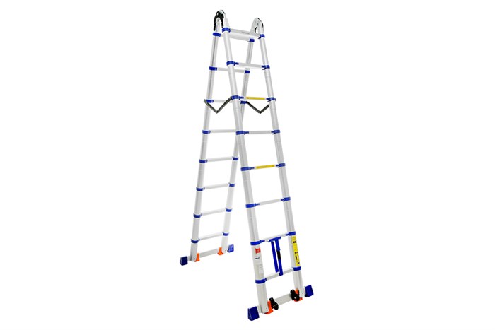 Thang nhôm rút đôi 8 x 2 bậc Advindeq ADT708BN Màu Xám