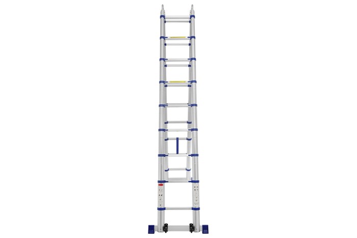 Thang nhôm rút đôi 9 x 2 bậc Advindeq ADT709B Màu Xám