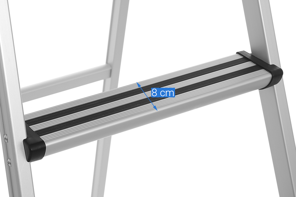 Thang nhôm ghế 4 bậc Sumo ADS-604 Màu Xám