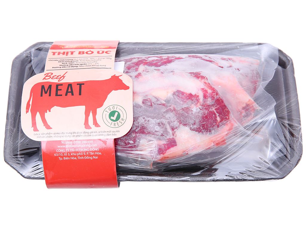 Nạm bò Úc tươi Trung Đồng hút chân không khay 250g 2