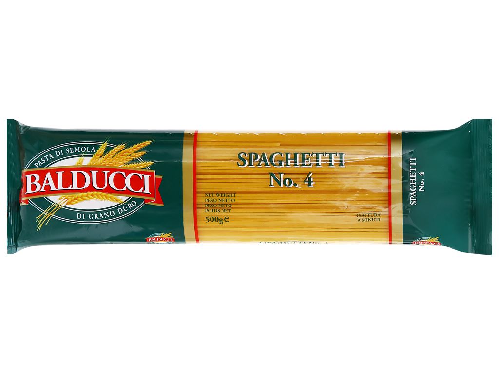 Mì Spaghetti số 4 Balducci 500g giá tốt tại Bách hoá XANH