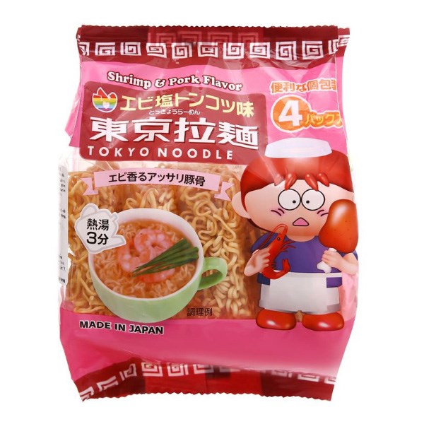 Mì Ăn Dặm Tôm Thịt Tokyo Noodle 120G (Từ 1 Tuổi)