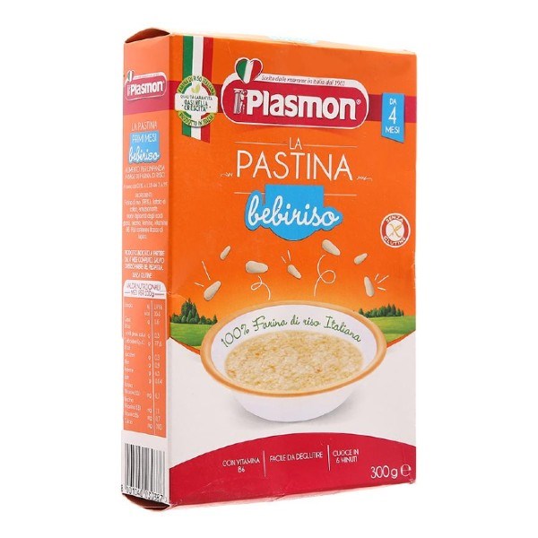 Mì ý ăn dặm bột gạo Plasmon Bebiriso Pastina 300g dành cho bé từ 4 tháng - AVAKids.com