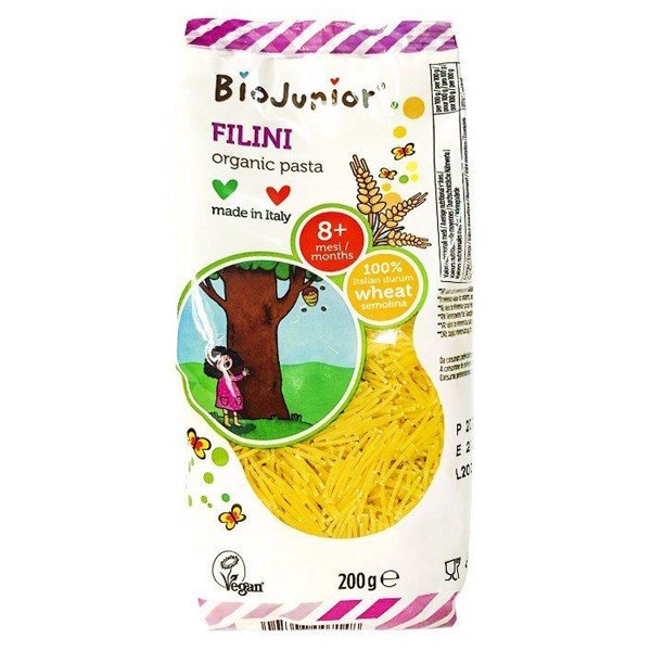 Mì Ăn Dặm Hữu Cơ Biojunior 200G (Từ 8 Tháng)