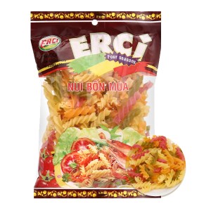 Nui rau củ ống xoắn Bốn mùa Erci gói 200g