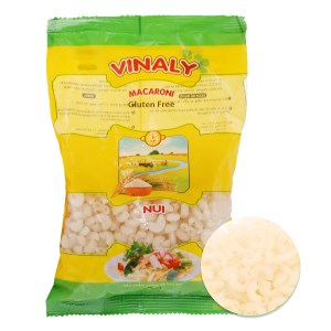 Nui gạo chữ C trắng Vinaly gói 200g