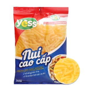 Nui cao cấp ống dài Yess gói 350g