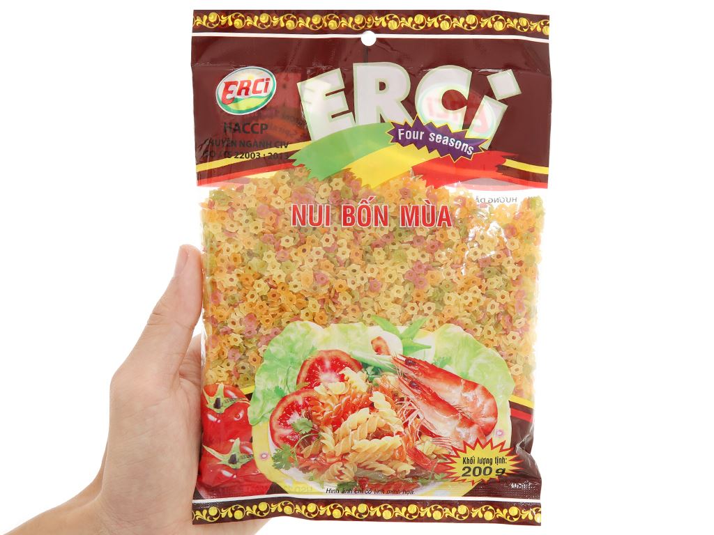 Nui rau củ Erci bốn mùa hình sao gói 200g tại Bách hóa XANH