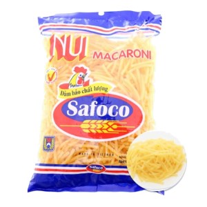 Nui ống nhỏ Macaroni Safoco gói 500g