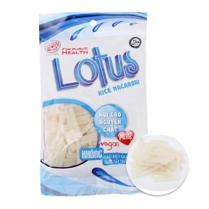 Nui gạo ống dài Lotus gói 200g