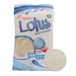 Nui gạo chữ C Lotus gói 200g