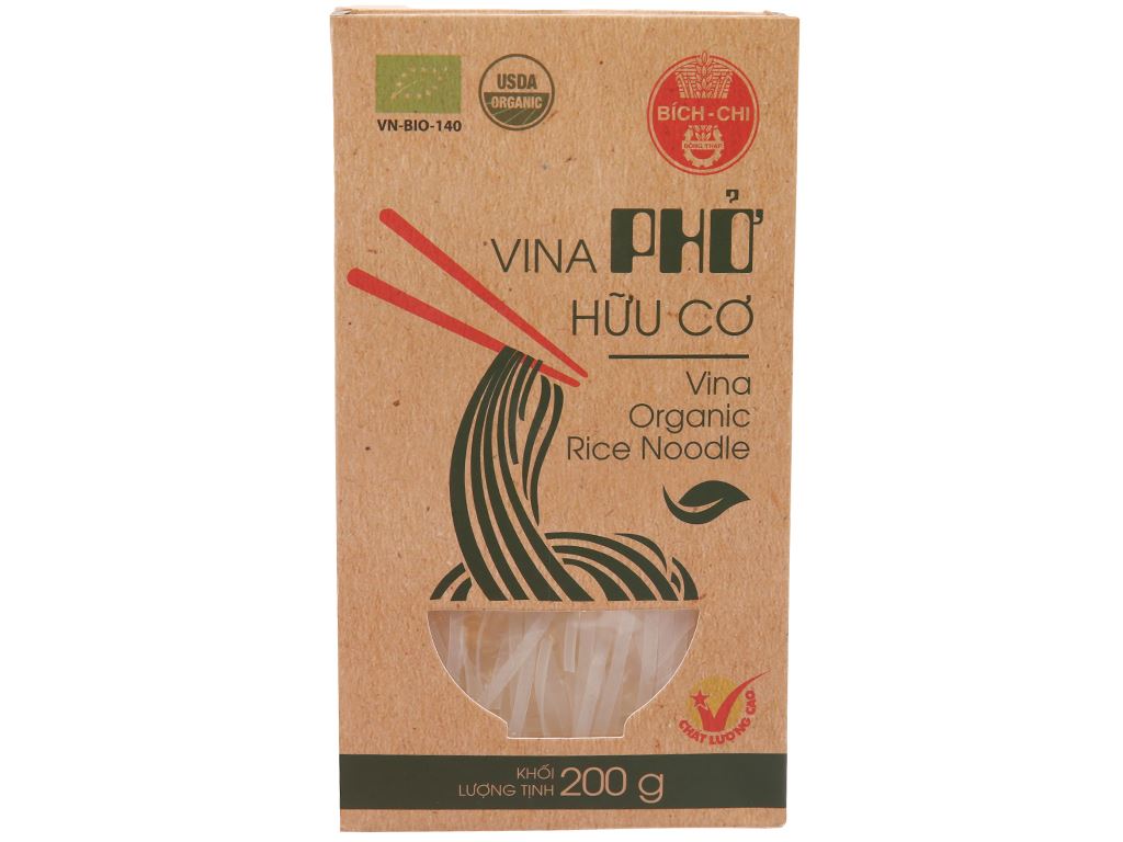 Phở Hữu Cơ Vina Bích Chi Gói 200G Giá Tốt Tại Bách Hoá Xanh