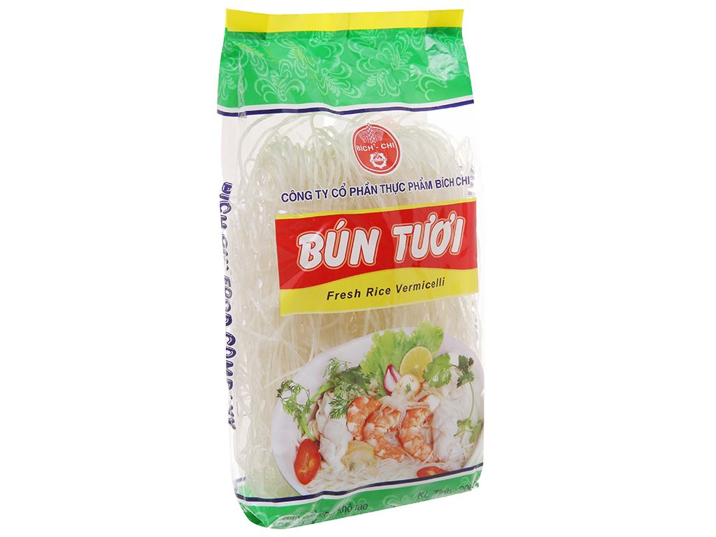 Bún tươi dạng khô Bích Chi gói 200g 2