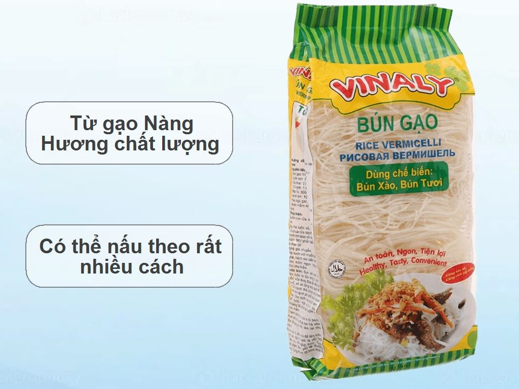 Bún gạo khô Nàng Hương Vinaly gói 300g 2