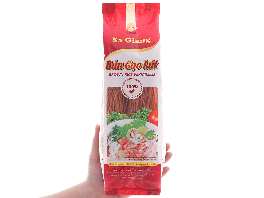 Bún gạo lứt sa giang - Món ăn lành mạnh và bổ dưỡng cho sức khỏe