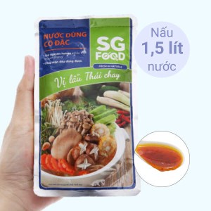 Nước dùng cô đặc lẩu Thái chay SG Food gói 150g