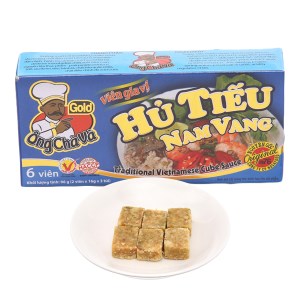 Viên gia vị hủ tiếu Nam Vang Ông Chà Và Gold hộp 96g