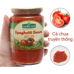 Xốt mì Spaghetti truyền thống Golden Farm hũ 370g