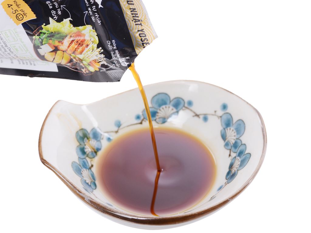 Nước dùng hoàn chỉnh lẩu Nhật Yosenabe Barona gói 160g 5