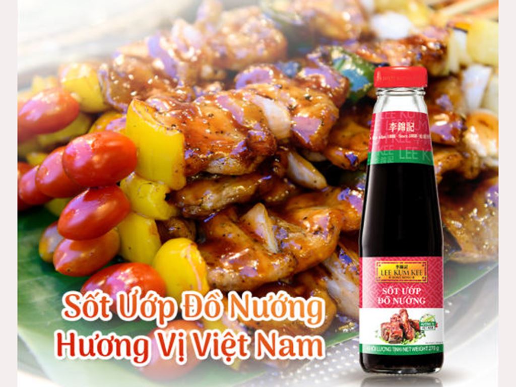 Sốt ướp đồ nướng hương vị Việt Nam Lee Kum Kee chai 270g 2