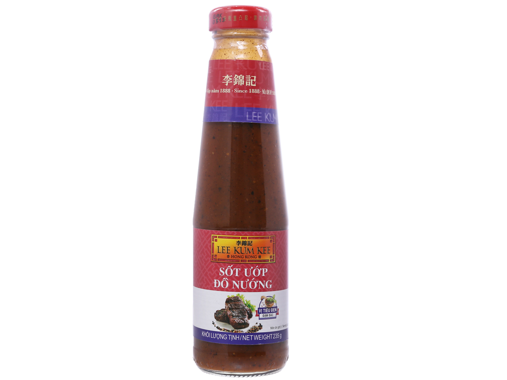 Sốt ướp đồ nướng vị tiêu đen đậm đặc Lee Kum Kee chai 235g 1