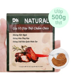 Gia vị ướp thịt chẩm chéo DH Food Natural gói 10g