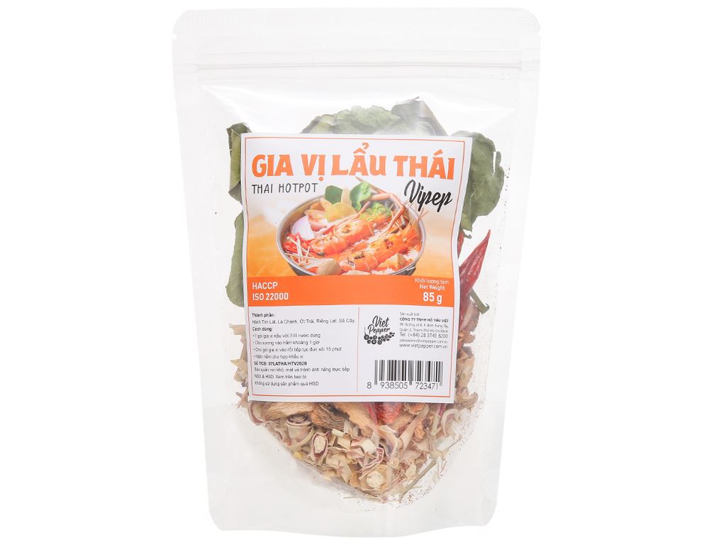 Gia vị lẩu Thái Vipep gói 85g 1