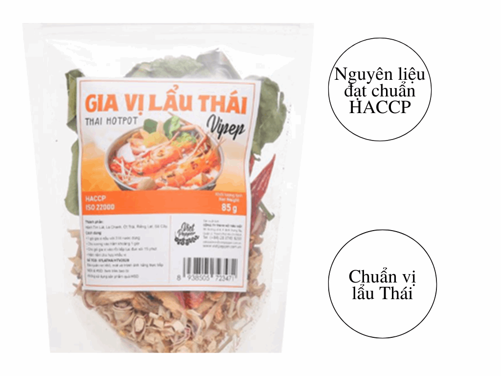 Gia vị lẩu Thái Vipep gói 85g 2