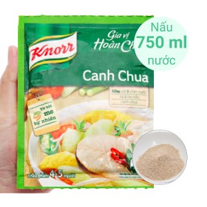 Gia vị hoàn chỉnh nấu canh chua cho món canh ngon đúng điệu Knorr gói 30g