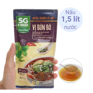 Nước dùng cô đặc vị bún bò SG Food gói 180g