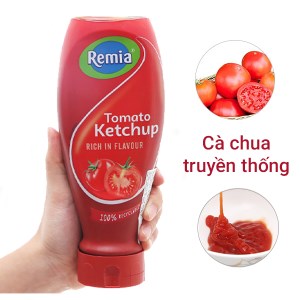 Xốt cà chua Remia chai 544g