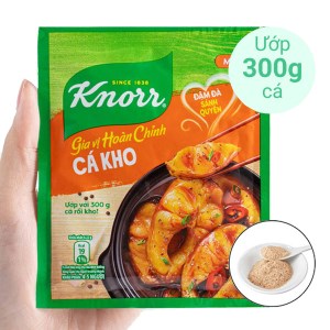 Gia vị hoàn chỉnh cá kho cho món kho ngon đúng điệu Knorr gói 28g