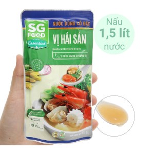 Nước dùng cô đặc nấu lẩu hải sản SG Food gói 180g