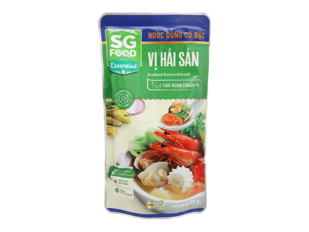 Nước dùng cô đặc nấu lẩu hải sản SG Food gói 180g 1