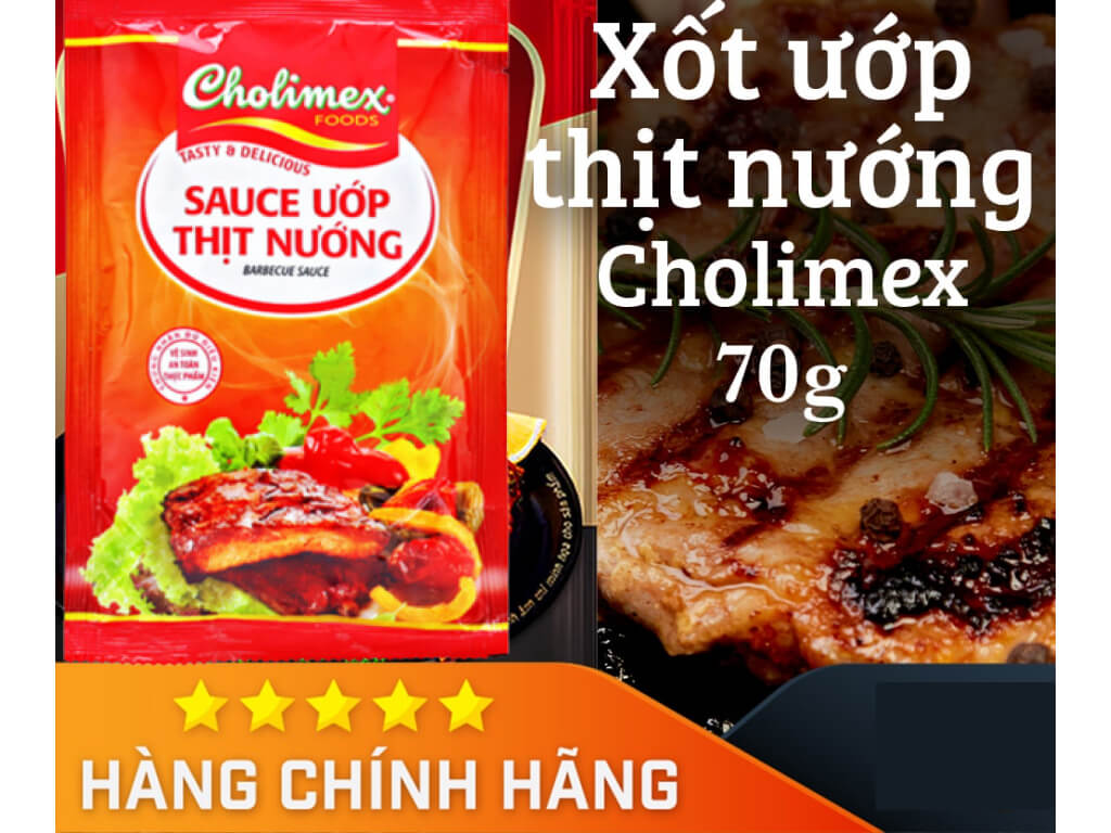 Xốt ướp thịt nướng Cholimex gói 70g 1