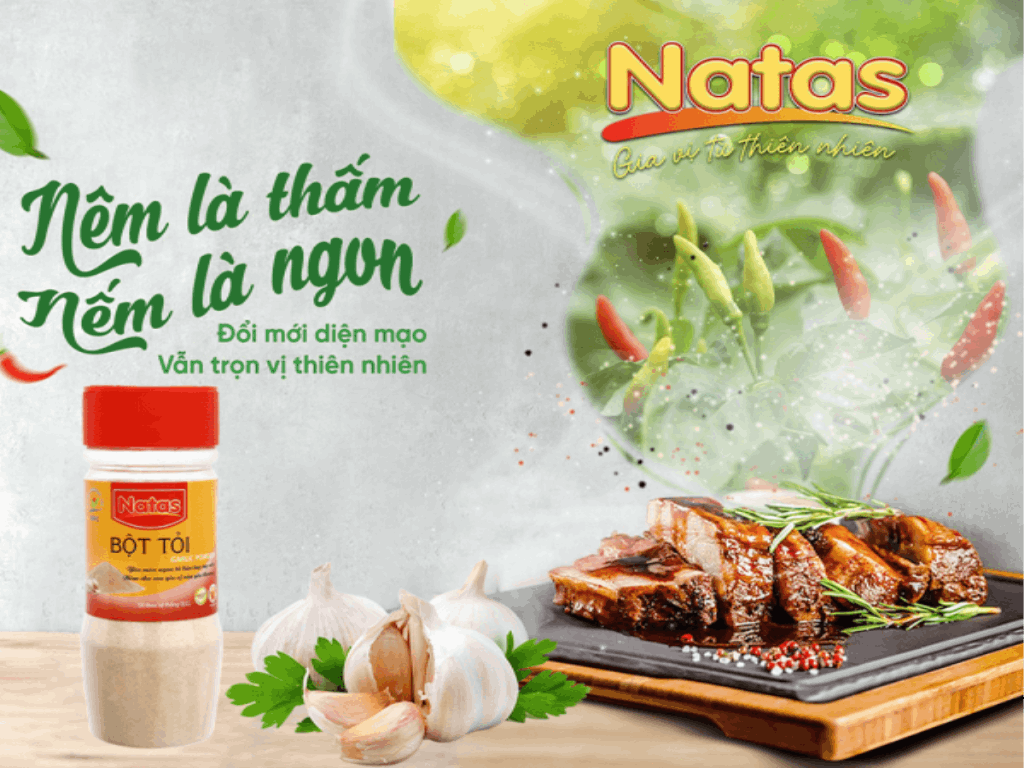 Bột tỏi Natas hũ 65g 2