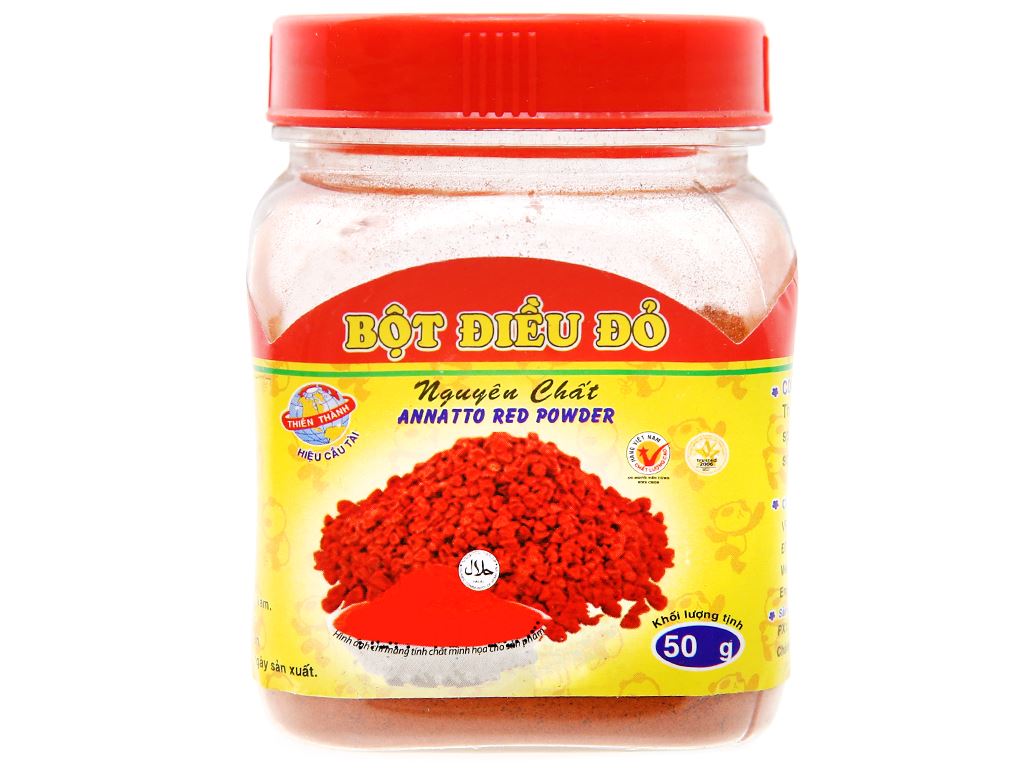 Bột điều đỏ Thiên Thành hũ 50g 1