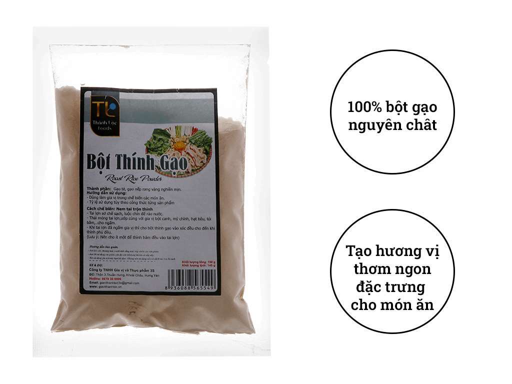 Bột thính gạo Thành Lộc gói 150g 2