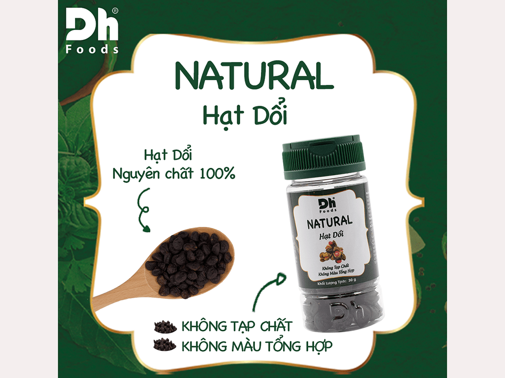 Hạt dổi Dh Food Natural hũ 30g 2
