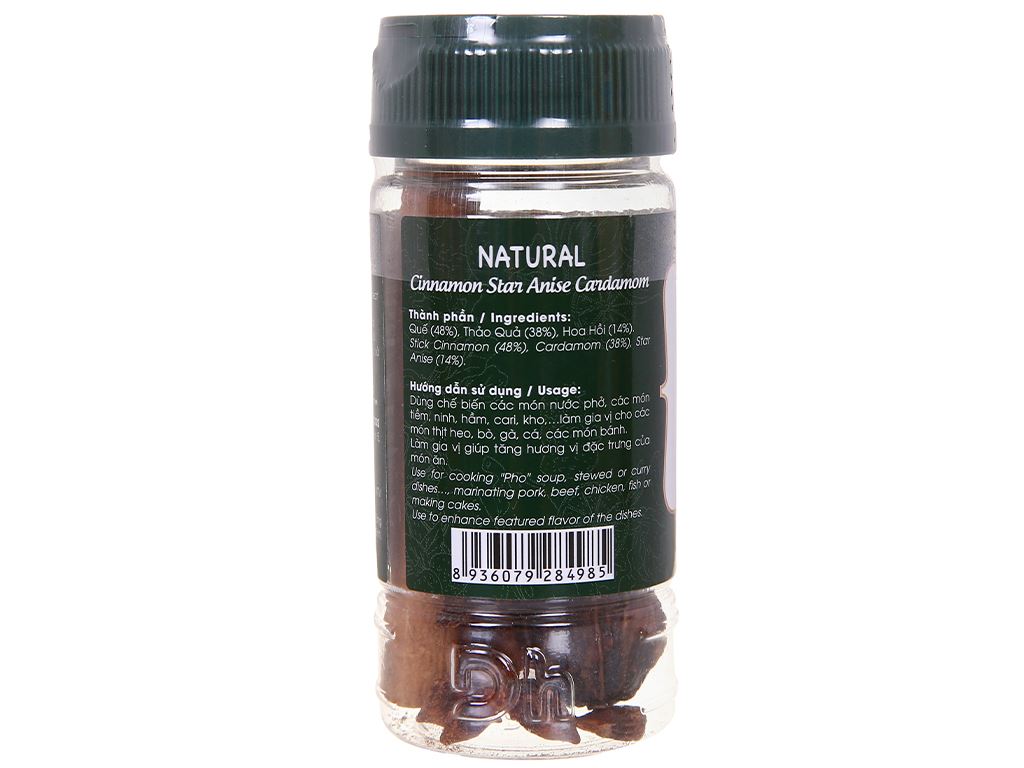 Quế hồi thảo quả Dh Foods hũ 25g 3